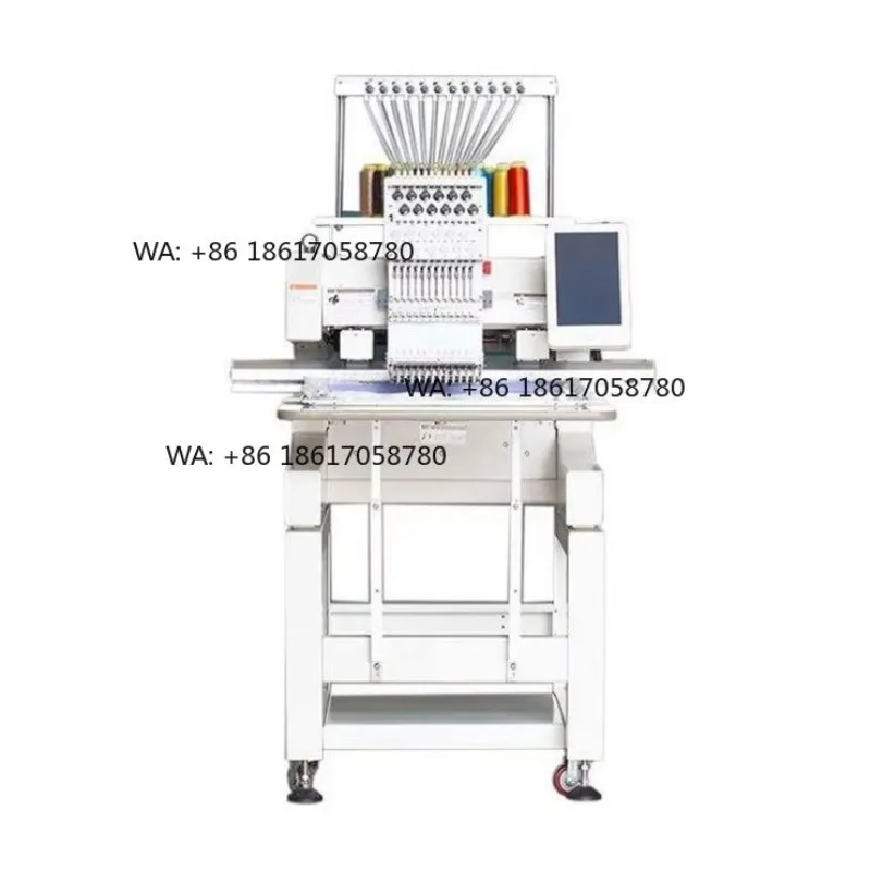 Machine with Motor Automatic Multifunctional Home Use Single Head 12/15 Needles Computerized Embroidery Machine with Motor