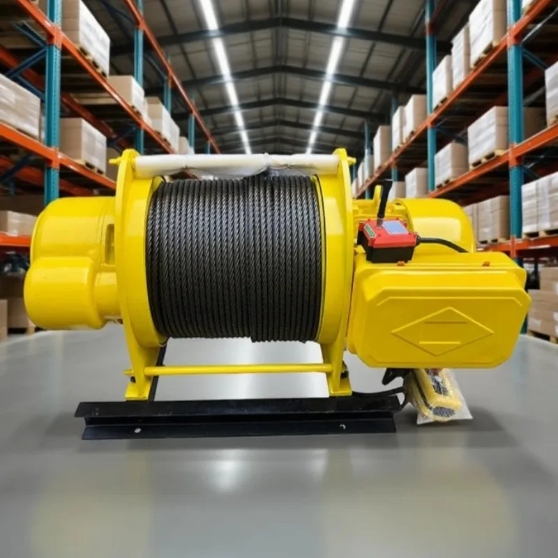 

500KG 1000KG Electric Cable Pulling Winch for Mining Marine Guincho Electric 220V 240V Double Wire Rope Lifting Machine