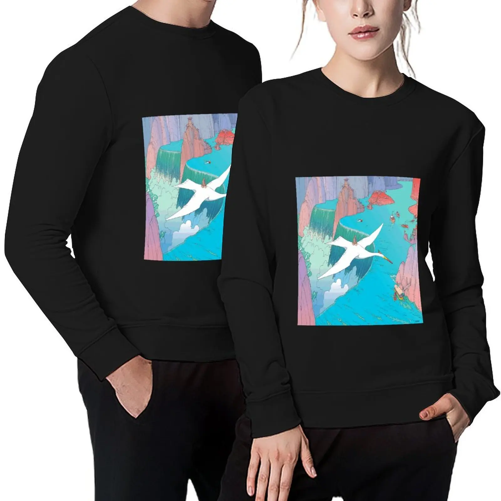 

Jean Giraud Art Painting Pullover tracksuit men men's winter sweater autumn winter clothes oversize sweatshirt