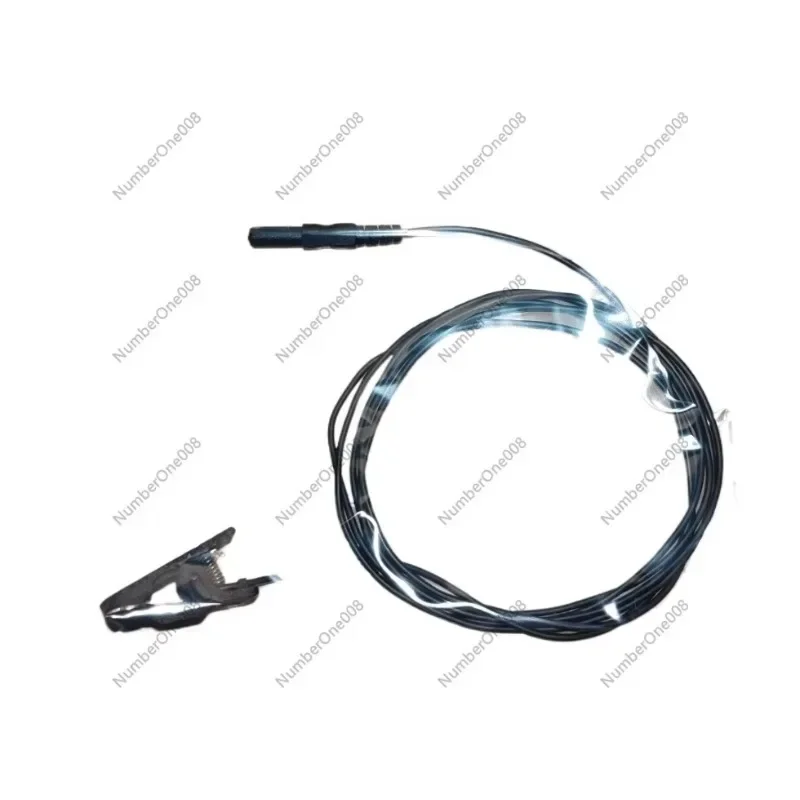 EEG Ear Clip Electrode Gold-plated for OpenBCI NeuroSky TGAM, 1.5mm Shielded Cable Biosignal Sensor BCI