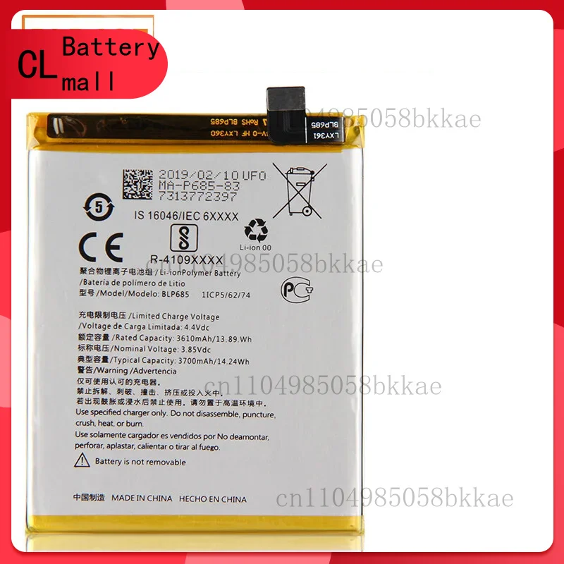 

Replacement Phone Battery BLP685 For OnePlus 6T/ One Plus7 3700mAh