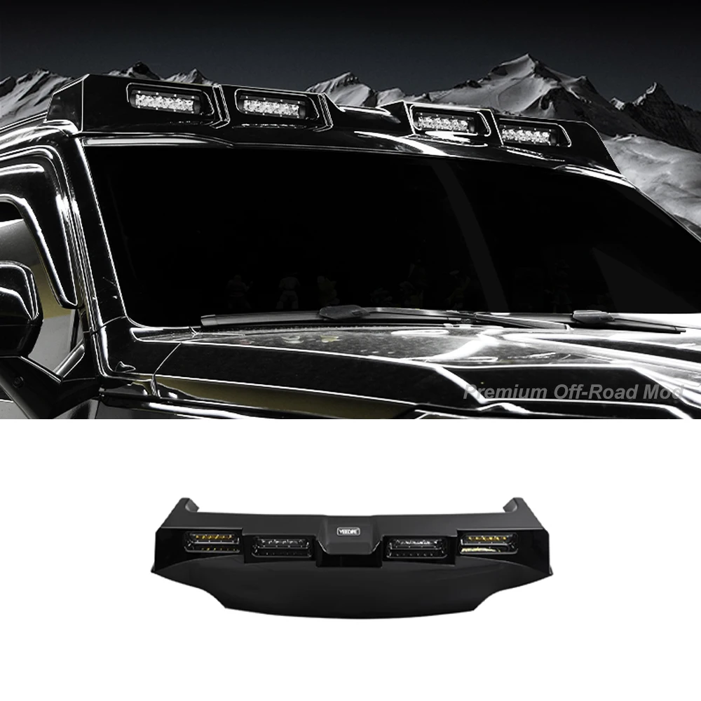 

Tank 700 Hi4-T Roof Light Spoiler with Additional Spotlights, Roof Rack Lights, Special Accessories for Off-Road Modification