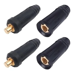 2Pack Welding Cable Joint Quick Connector DINSE-Style DKJ35-50 DKL35-50 For AWG Wires Quick Fitting Plug Socket