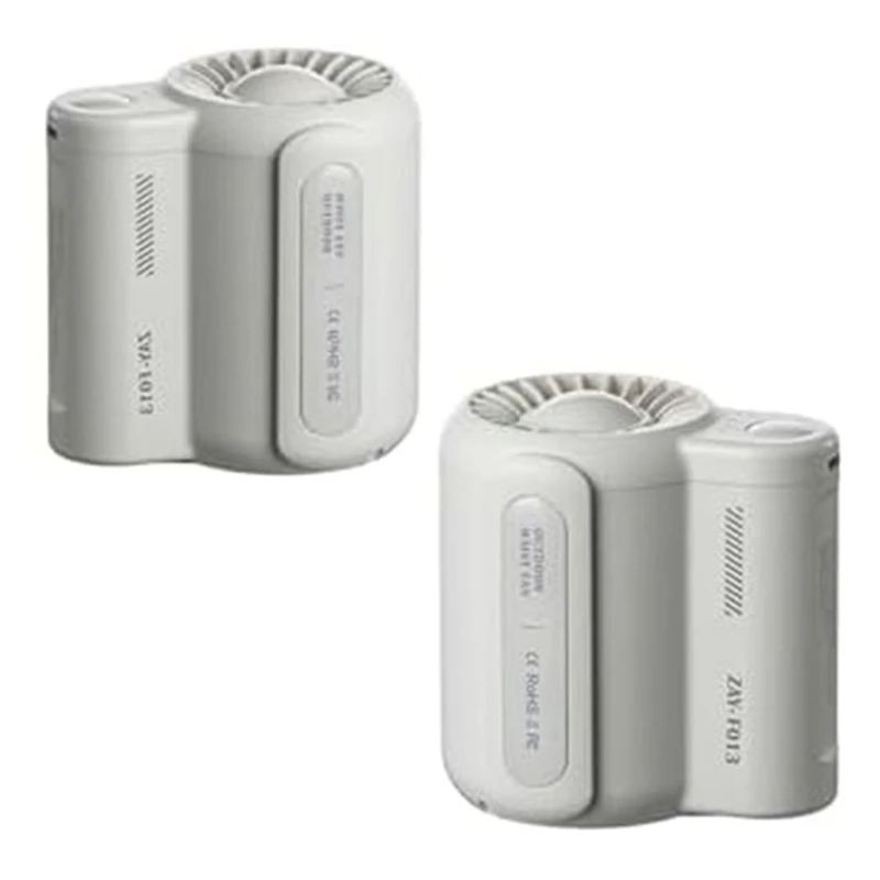 Ventilatore fresco montato in vita portatile caldo per sport all'aria aperta Ventilatore indossabile estivo sotto la camicia, piccolo ventilatore personale con clip