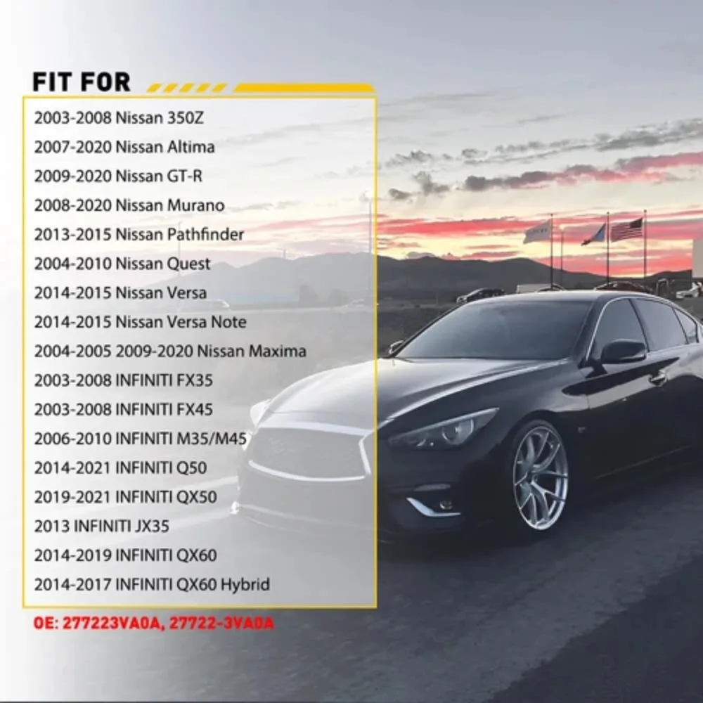 مستشعر درجة حرارة الهواء المحيط 27722-3VA0A لنيسان 350Z GT-R كويست ألتيما باثفندر فيرسا إنفينيتي FX35 FX45 Q50 QX60 جديد
