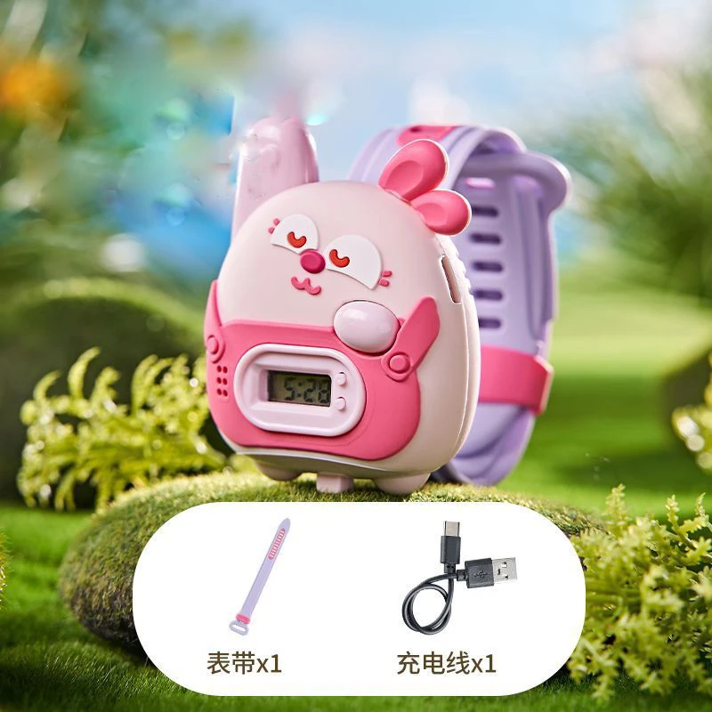 Crianças relógio sem fio walkie-talkie brinquedos eletrônicos 300 metros chamada sem fio walkie-talkie interação pai-filho brinquedo presente
