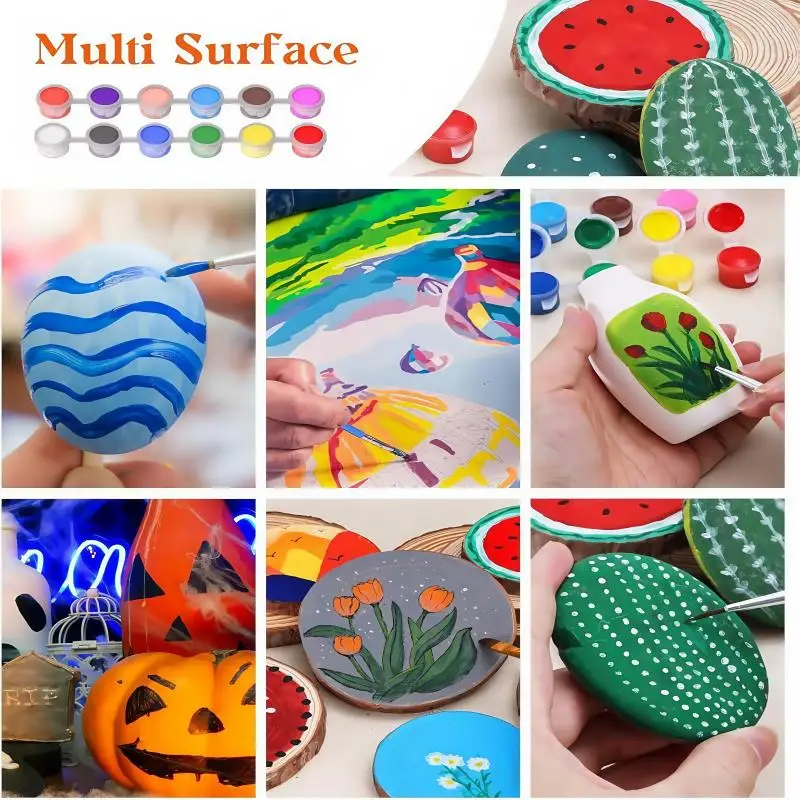 Washable Reusable Art Brush Set 5