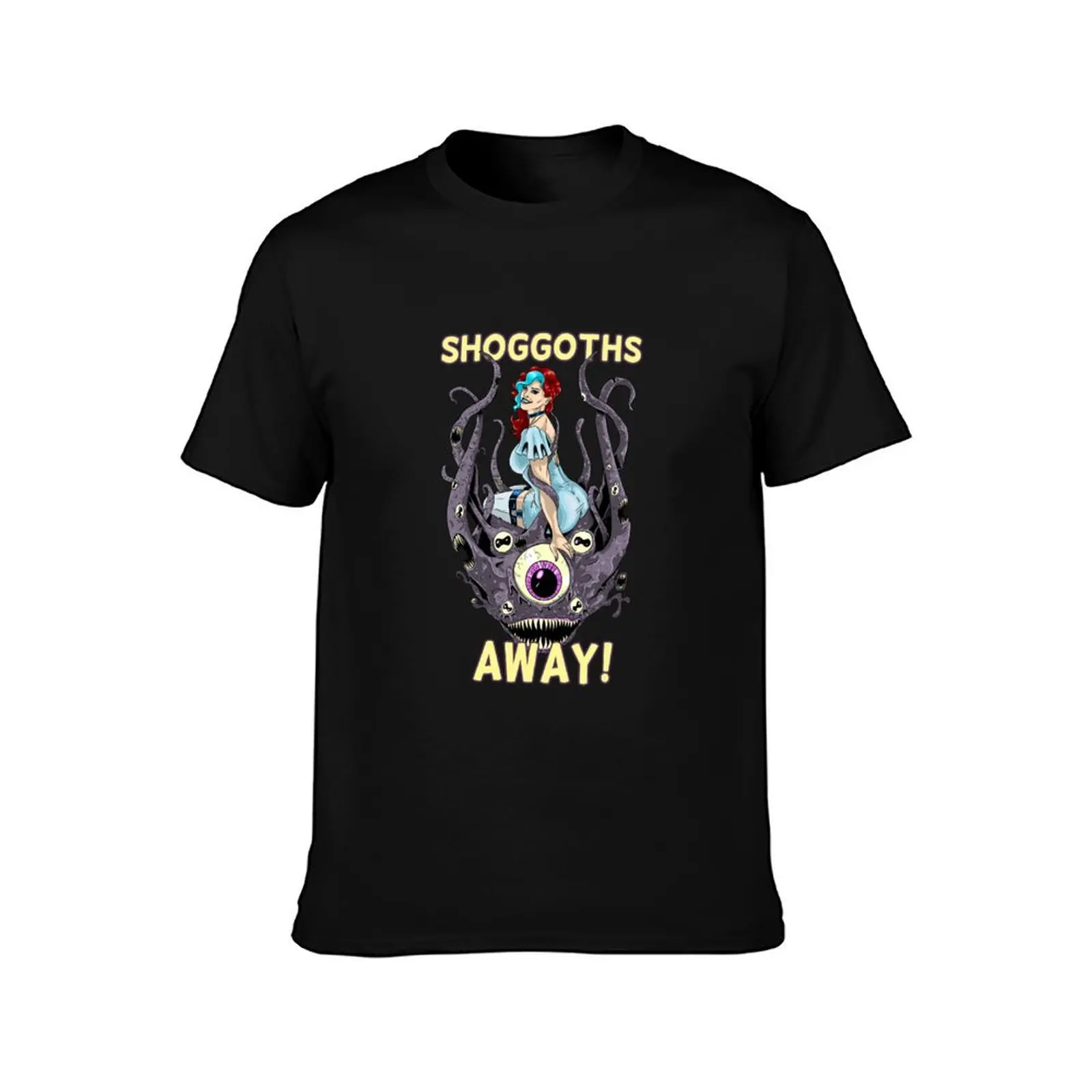 Innsmouth Girls: Shoggoths Away! T-Shirt Gym Exercise Short Sleeve T-Shirt