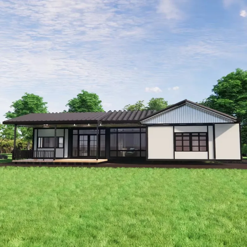 Double Wing Expansion 20ft 40ft Steel Container House Durable Environmentally Friendly for Office Bedroom Villa Hotel Tiny House