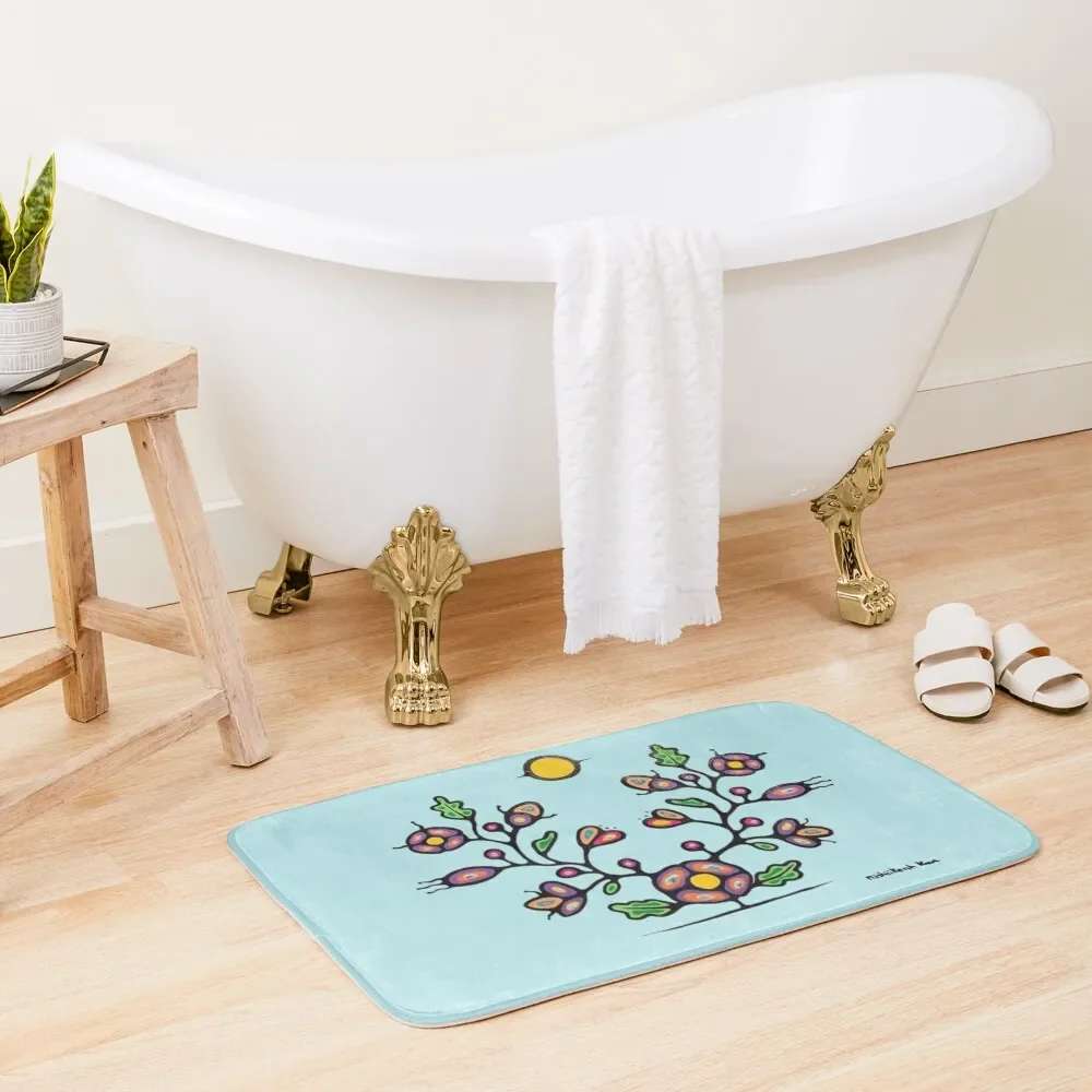 

Flowers Bath Mat Bathroom Accessories Sets Luxury External Entrance Doormat Mat