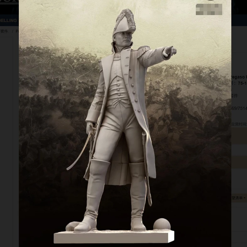

1/24 Resin Model Figure GK , Unassembled and unpainted kit