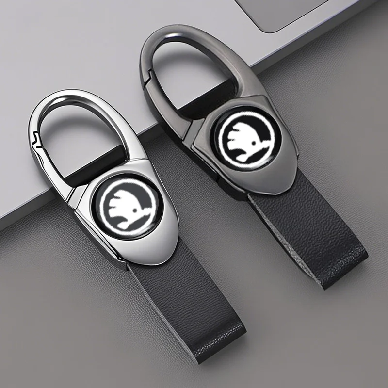 

Металлический брелок для ключей, автомобильный кулон, брелок, подарок для Skoda Kodia Kamiq Karoq Fabia 2, Superb Octavia A7 Tour RS Rapid Felicia