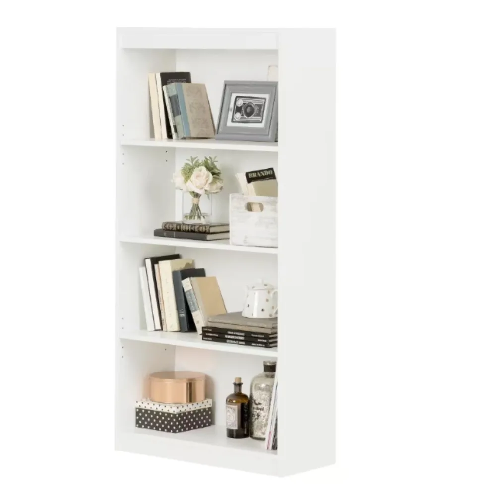 Librería de 4 niveles/estantería/estantería de almacenamiento Librería de 5 estantes South Shore Axess
