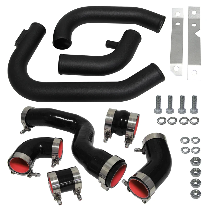 

Intercooler Piping Kit Aluminum Pipes Fit For Audi A4 B6 Quattro 1.8T Turbo 2002-2006 All Black