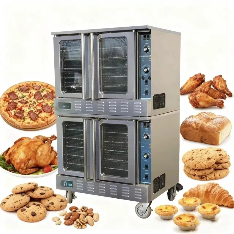 Commercial High Power Electric/Gas Pizza Cake Convection Oven for Bakery Baking