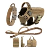 Large Dog Harness And Leash Set Pet German Shepherd Malinois Training Walking Vest Dog Harness And Collar For Medium Large Dogs 1