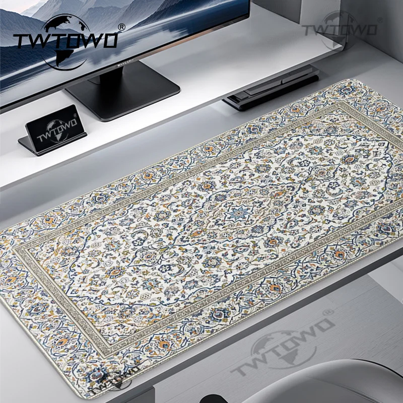 Bohemian Persian Rug Mouse Pad Gamer XL New Large Mousepad XXL keyboard pad Non-Slip Carpet PC Table Mat Mouse Mats