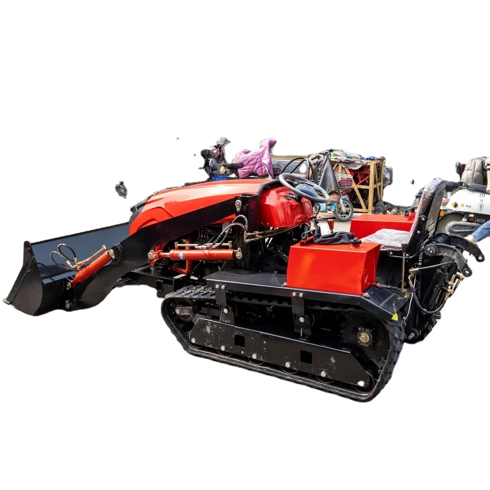 Ride on Cultivator Rotary Tiller Garden Mini Tractor Agriculture Equipment with Hitching Tool