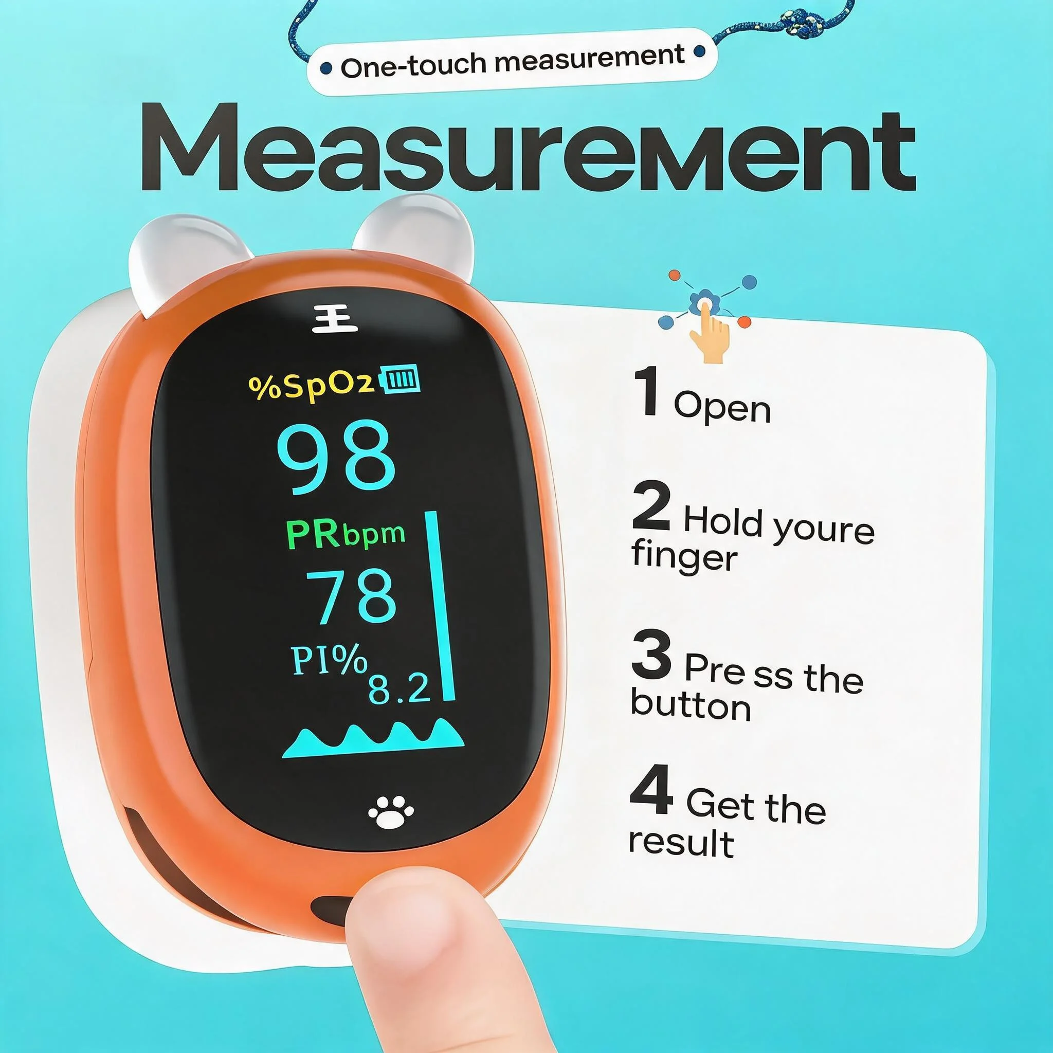 Новый мультяшный пульсоксиметр – обзор и цена Baby Monitor Sensor
