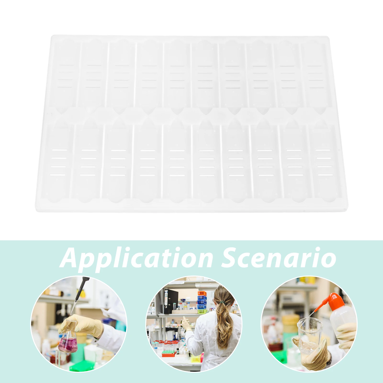

Slide Drying Rack For Laboratory Large Capacity Plastic Microscope Slides Storage Holder Staining Tray Experiment Tool