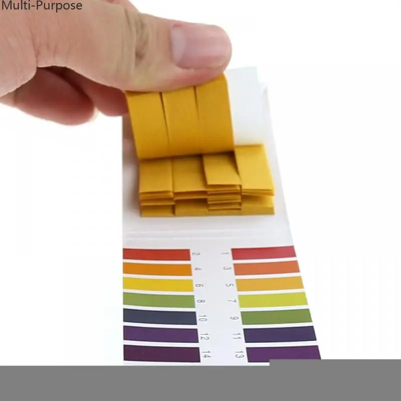 80 Strips Professional 1-14 ph Litmus Paper Ph Test Strips Water Cosmetics Soil Acidity Test Strips with Control Card