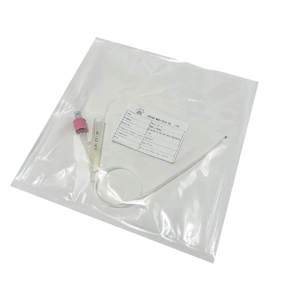 Two-way Foley Canine Urinary Catheter with Balloon 2 Way Foley Dog Catheters Silicone Urine Catheters Veterinary Instrument