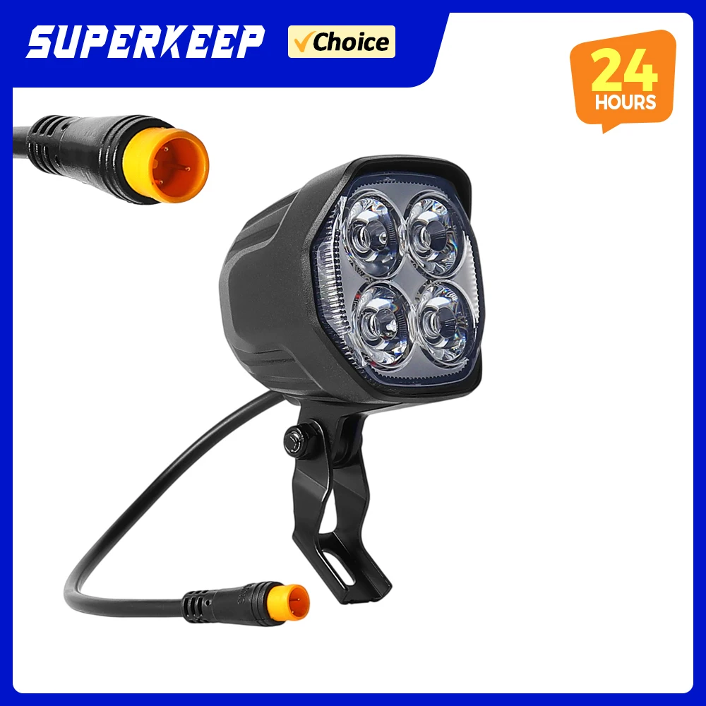 

Front LED Headlight Waterproof LED Front Light Lamp For Kukirin G2 Pro DB Head Light Electric Scooter Replacement Parts