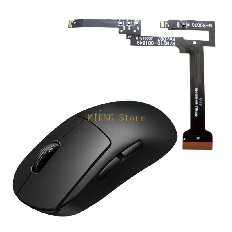 Replacement Wireless Mouse Mainboard Ribbon Cable, Soft PVC Board Part for Internal Repair, Service Work, Parts Maintenance, and