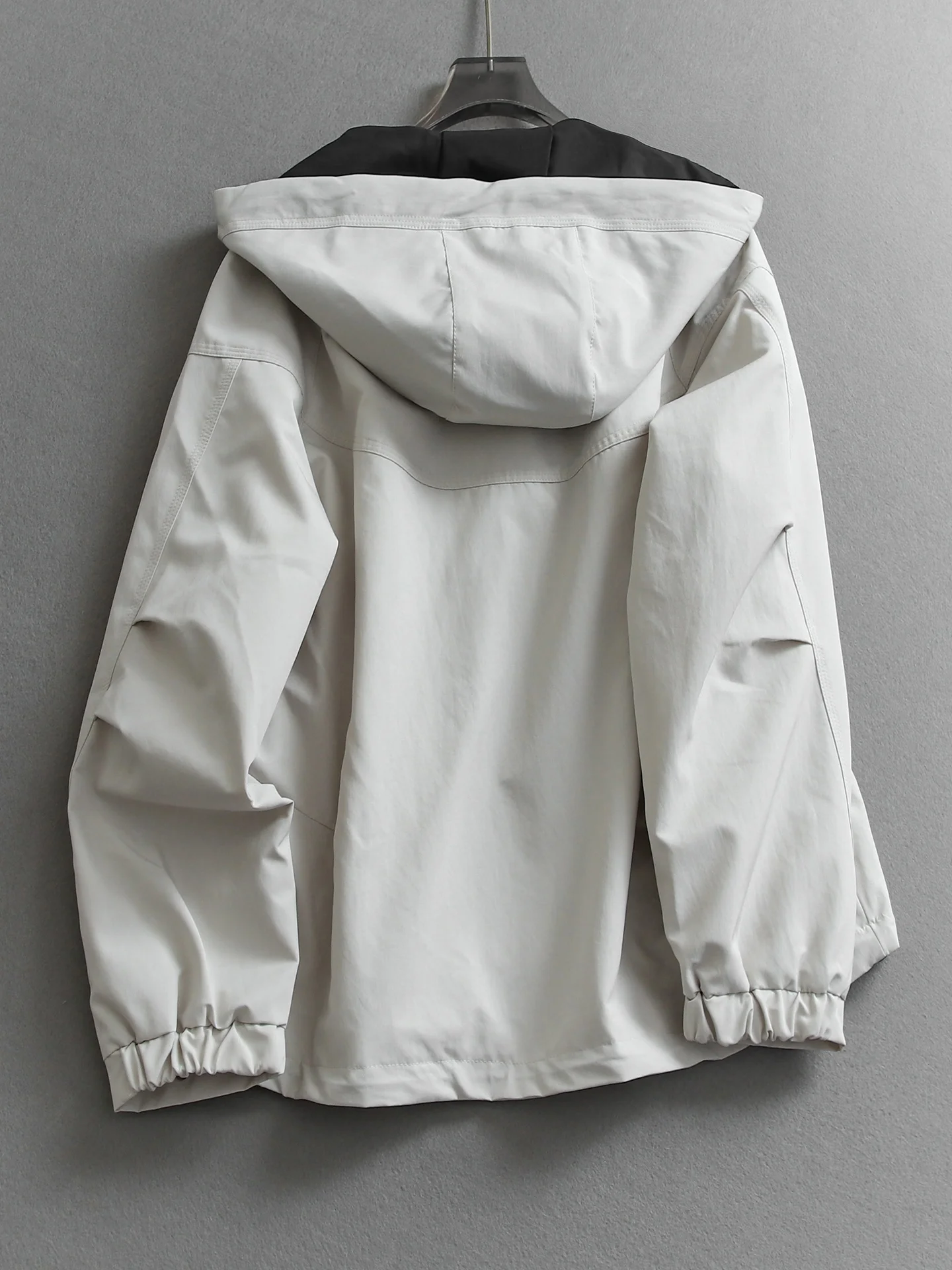 Women's Casual Loose Fit Hooded Jacket Long Sleeve Windproof Waterproof Breathable  Color Outerwear Polyester Fiber