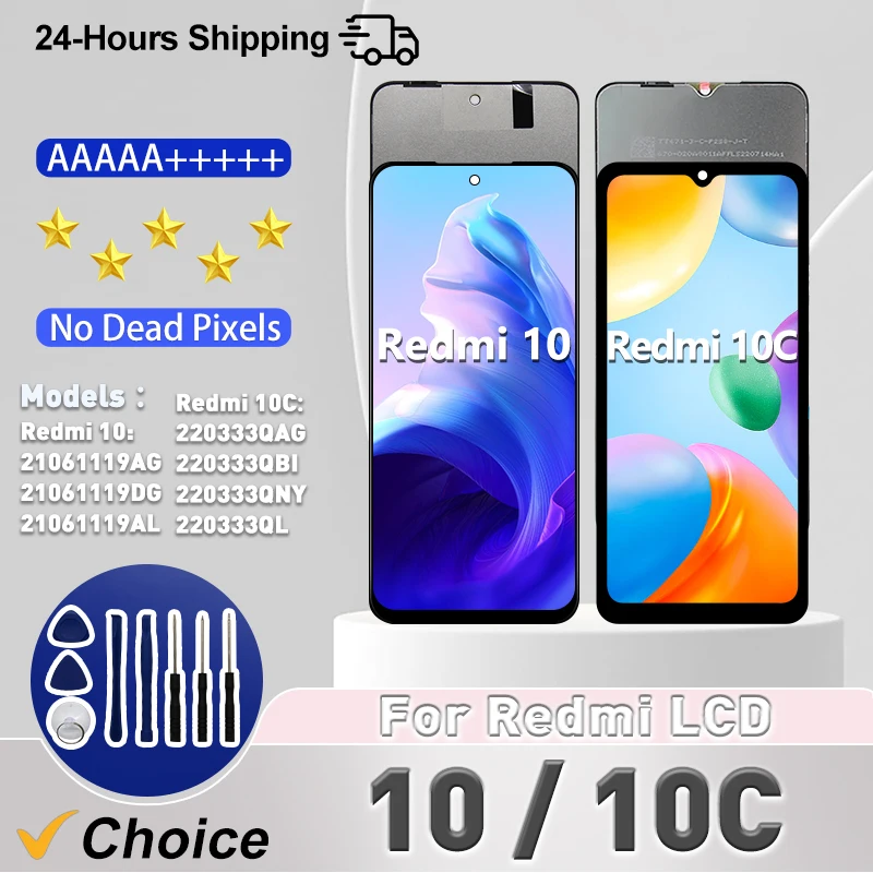novo-para-xiaomi-redmi-10c-display-lcd-220333qag-tela-de-toque-digitador-assembleia-para-redmi-10-display-21061119dg-pecas-reposicao