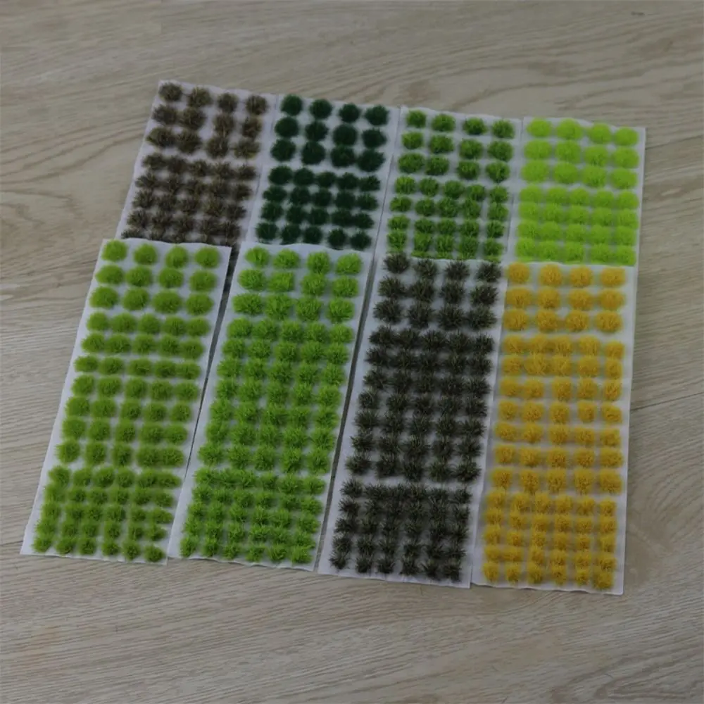 

Self-Adhesive Modeling Materials Scene Model Grass Tufts Artificial Plant Cluster Sand Table Layout Simulation Wargame Scenery