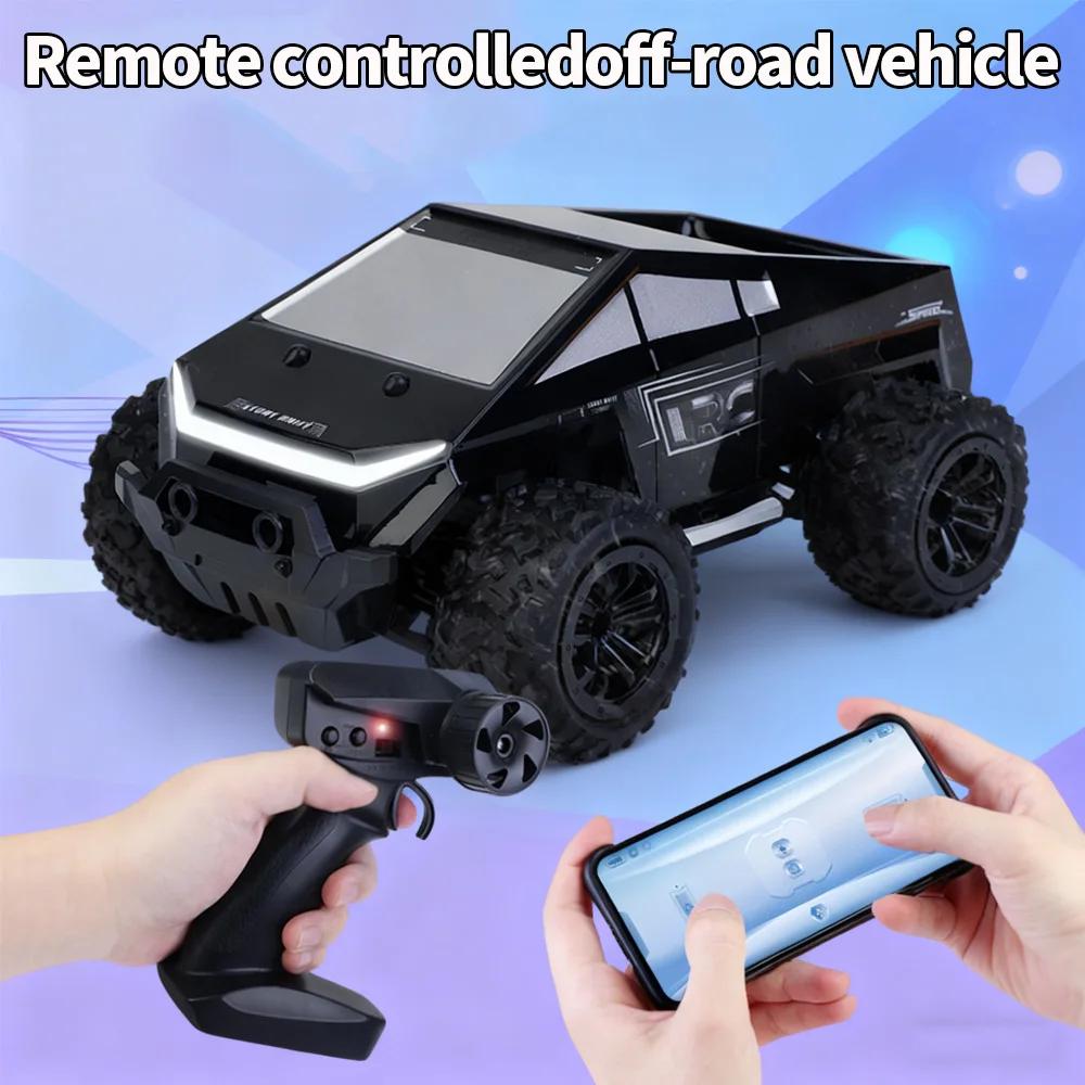 

Dual Control RC Off-Road Truck 2.4G | LED Light All-Terrain Remote Controlled Car Toy for Kids Adults Christmas Gift