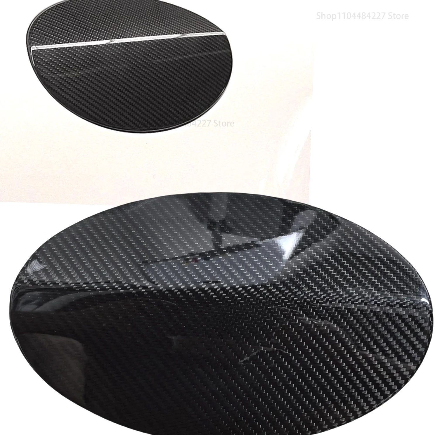 

Real Carbon Fiber Car Exterior Petrol Oil Fuel Tank Cap Cover Trim For Maserati Quattroporte 2013-2023