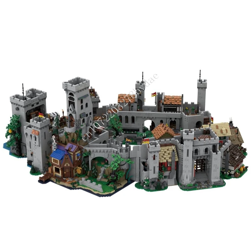 

21833PCS MOC Medieval Castle Puzzle Massive Castle Full Assembly Set Toy For Christmas Birthday Holiday Toys Gift for Kids Ages