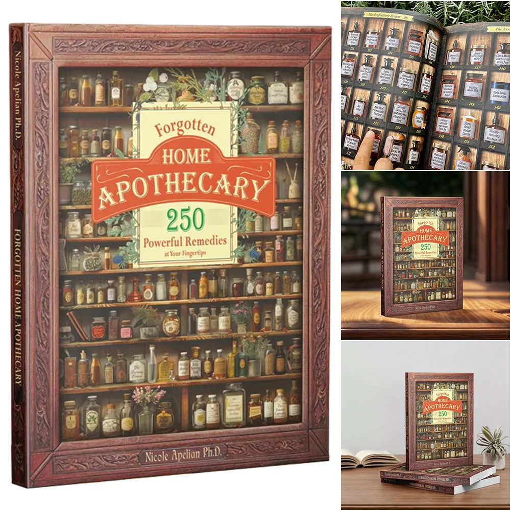 New Forgotten Home Apothecary 250 Powerful Remedies at Your Fingertips Educational Paper Powerful Remedies Herbal Remedies Book