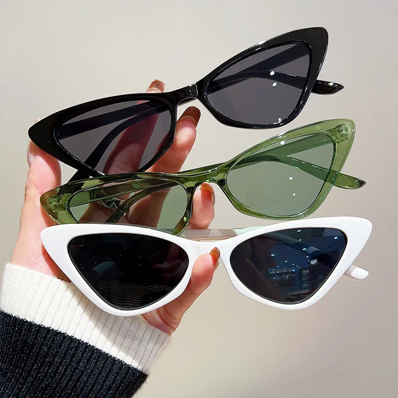 

2024 Trendy Women Luxury Sunglasses Vintage Cat Eye Sun Glasses for Party Unisex Outdoor UV400 Goggle Shades Eyewear
