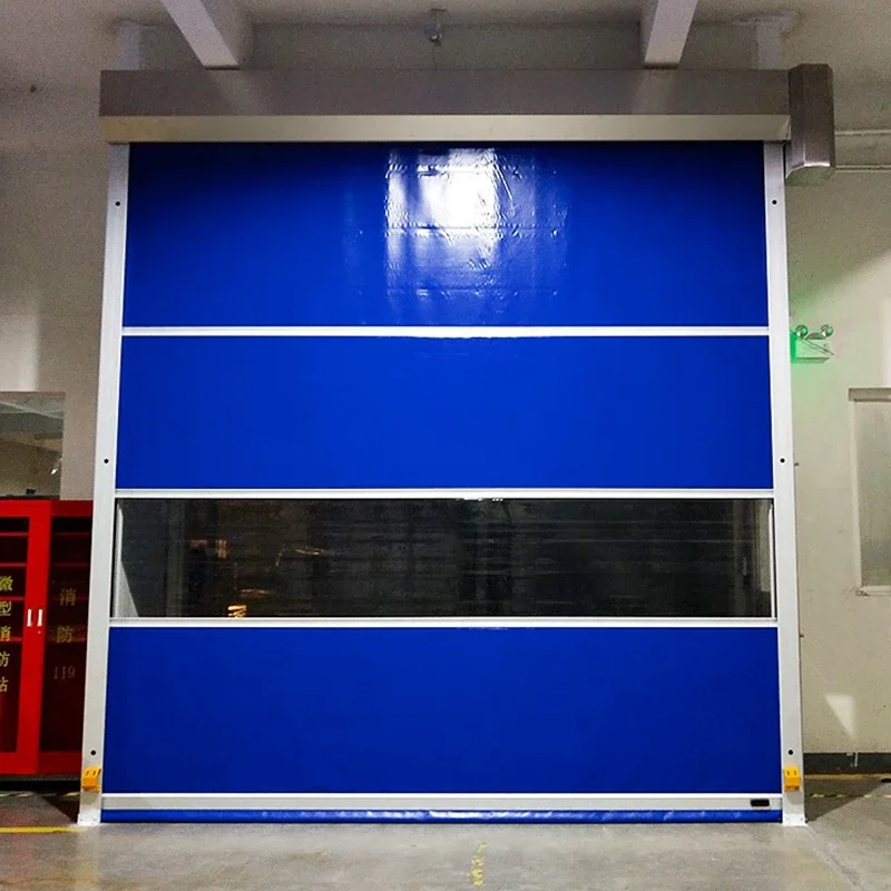 Industrial Sliding Automatic Fast Speed Shutter Roll up Pvc Door for Factorypromote sales