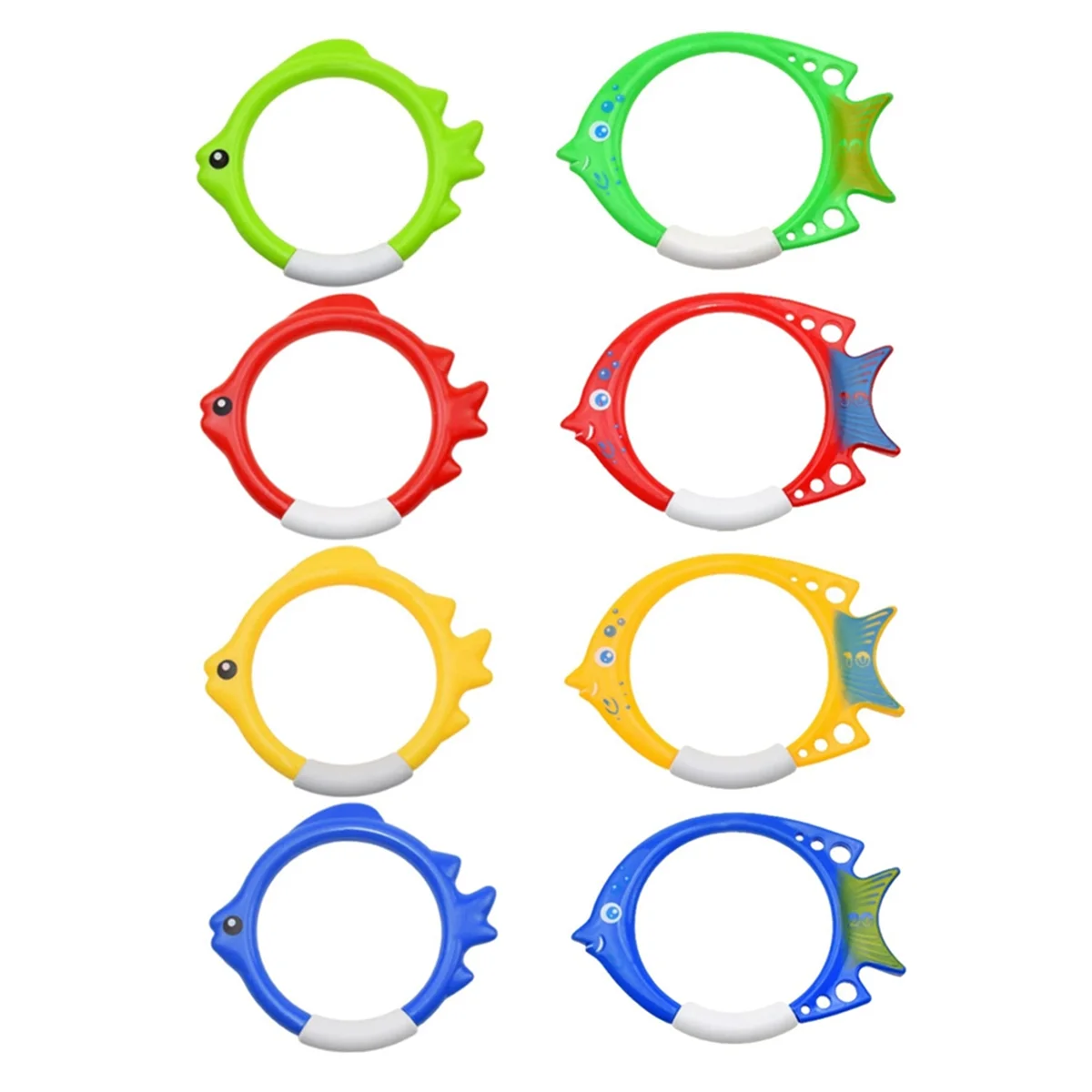 Diving Rings Toys Diving Toy to Dive 8pc Swimming Training Form Swimming Form