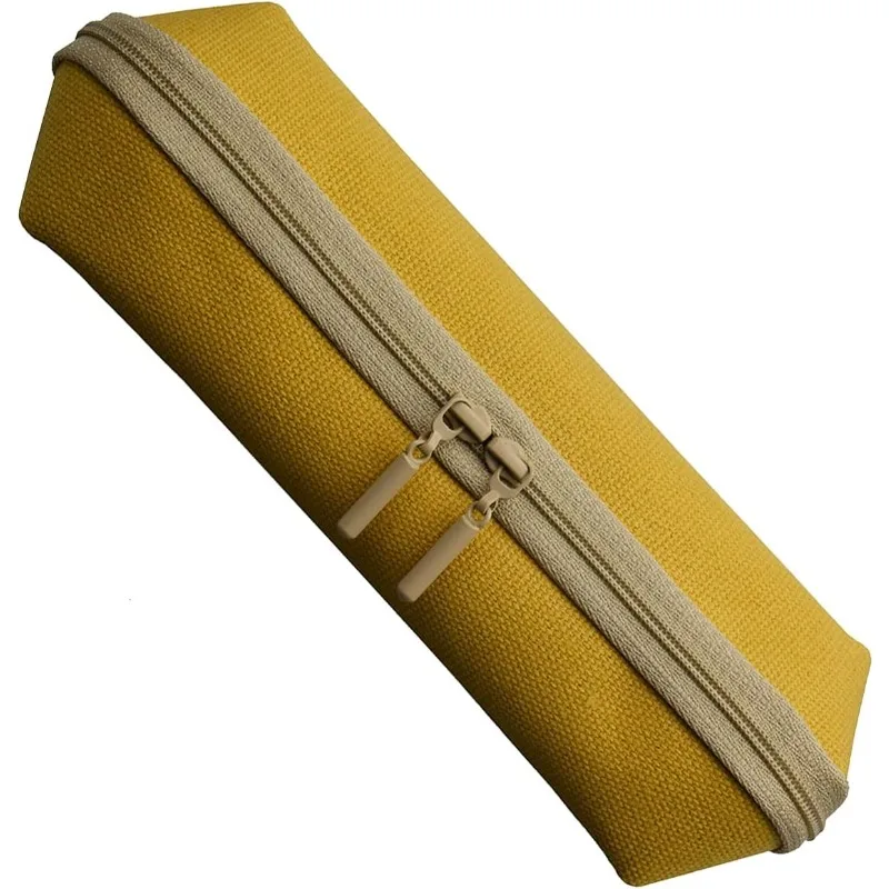 Canvas stationery stylish small pencil case and slim pencil case