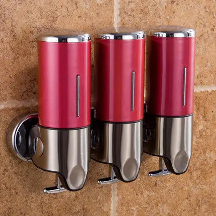 

Three-head soap dispenser Wall-mounted soap dispenser Wall-mounted hand soap dispenser