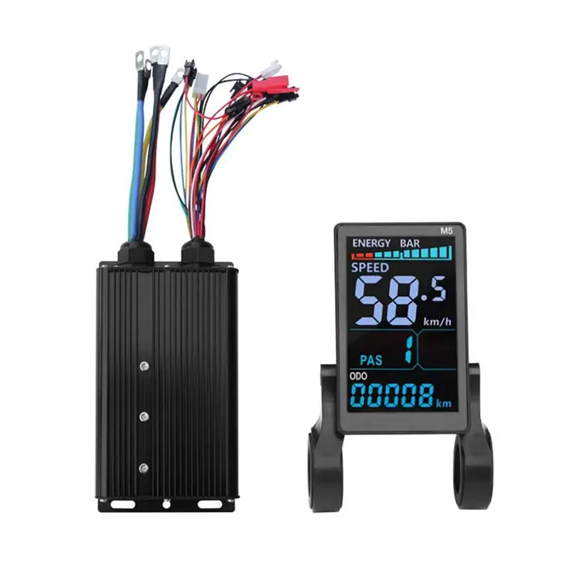 A99I-Electric Scooter 36V 48V 80A Controller M5 Color LCD Display For 5000W Ebike