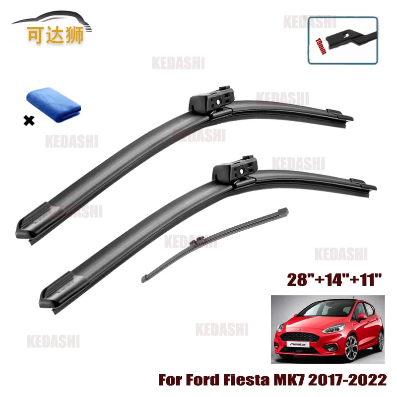 

Передние щетки стеклоочистителя автомобиля для Ford Fiesta Hatchback (MK7) 2012-2016 HQ кнопочный рычаг стеклоочистителей автоаксессуары