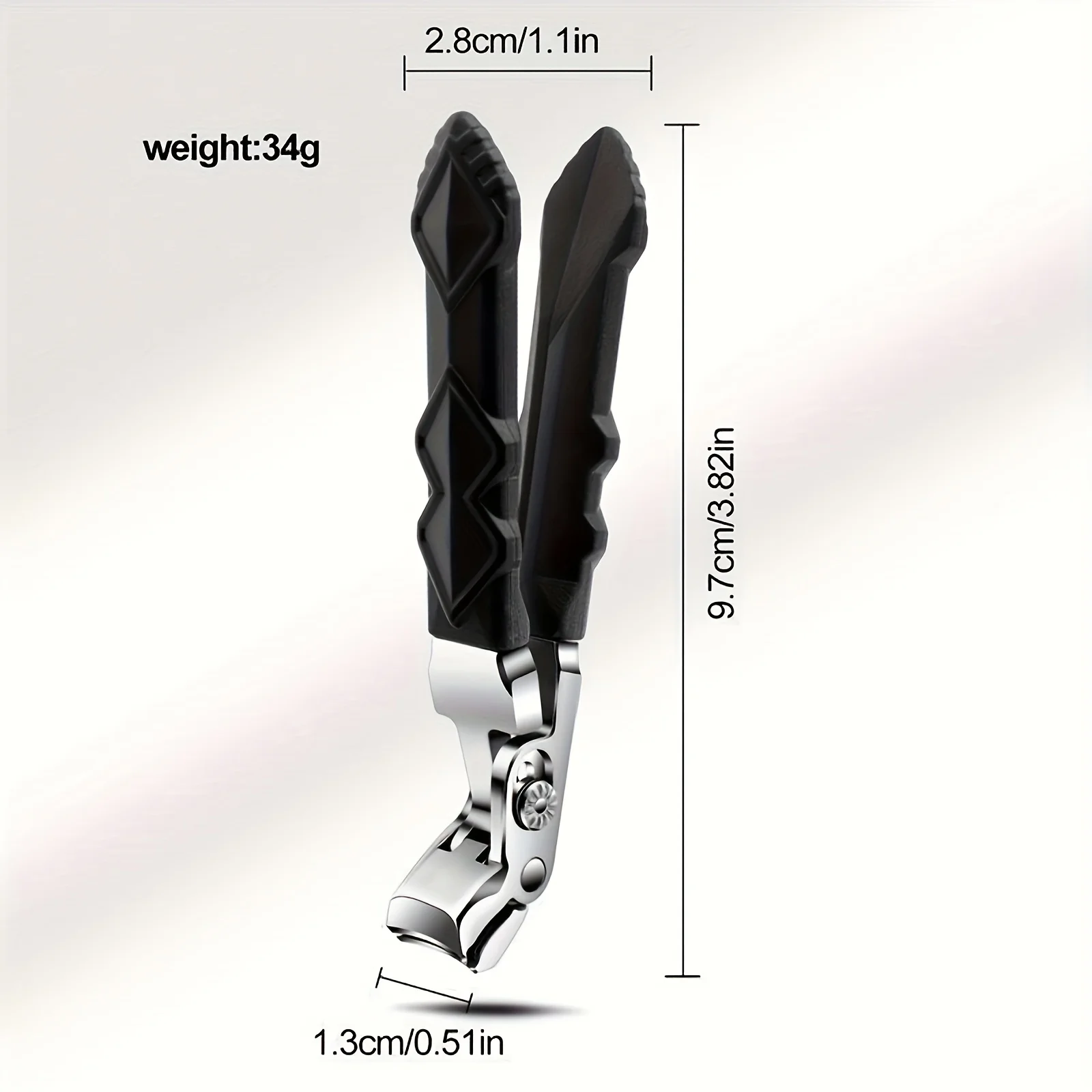 Angled Head Nail Clippers for Seniors Ergonomic Toenail Clipper for Thick Nails NailCutter Trimmer Professional Manicure Tool 5