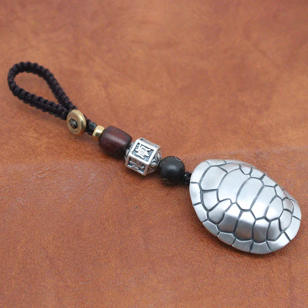 Solid 999 Fine Silver Turtle shell Pendant Richest in the world