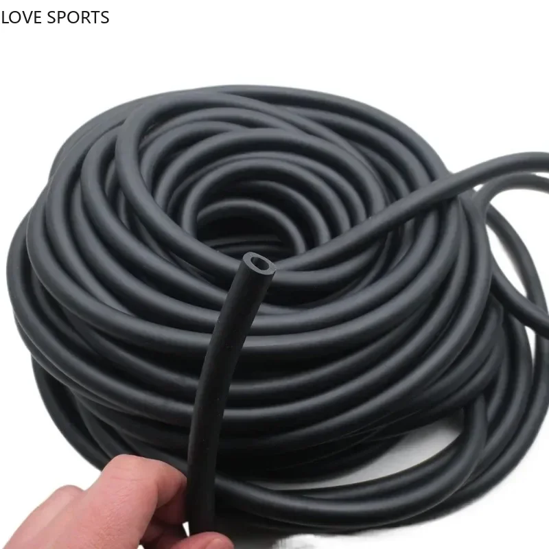 3/5/10 Meters Fitness Rubber Rope Dameter 6mm *10mmm Comprehensive Fitness Exercise Rubber Band Rope For Women Men Birthday Gift