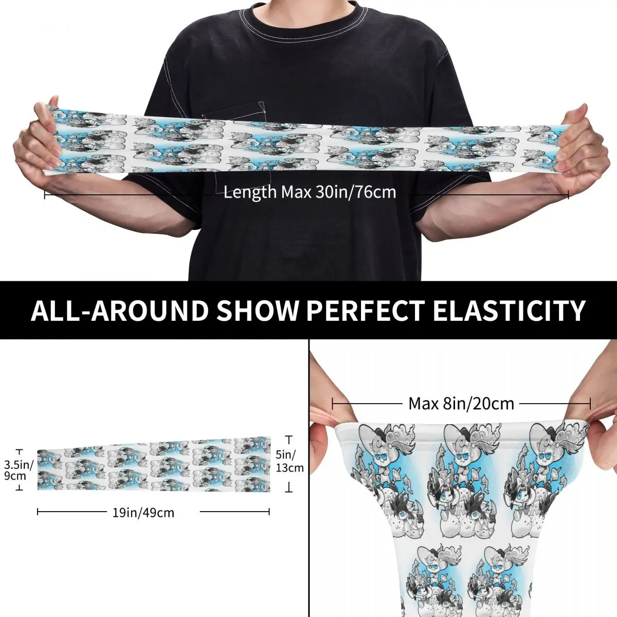 Manicotti per braccia da esterno per gatti da battaglia Copertura di protezione solare UV Manicotti per tatuaggi da ciclismo estivi in seta ghiacciata