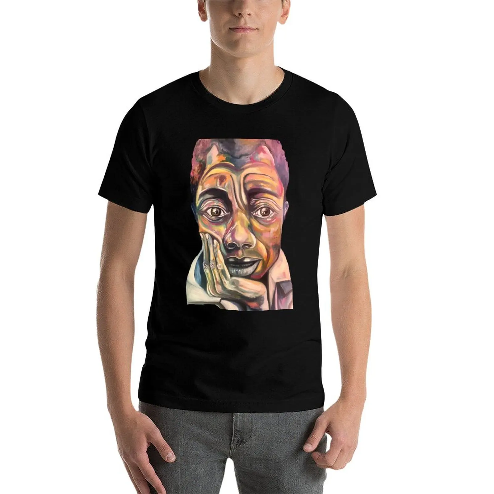 

James Baldwin, The Beautiful Black Minds Series T-Shirt t shirts with prints funny t shirts man cotton t shirt pack T-Shirt