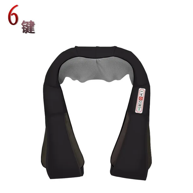 Home Car U Shape Electrical Shiatsu Back Neck Shoulder Body Massager Infrared Heated Kneading Car/Home Massagem