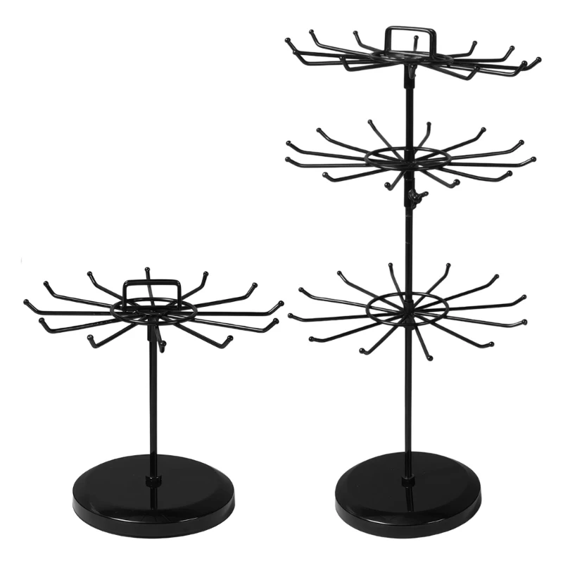Tabletop Jewelry Turning Display With 360 Degree Movement And Built In Name Plate Slot