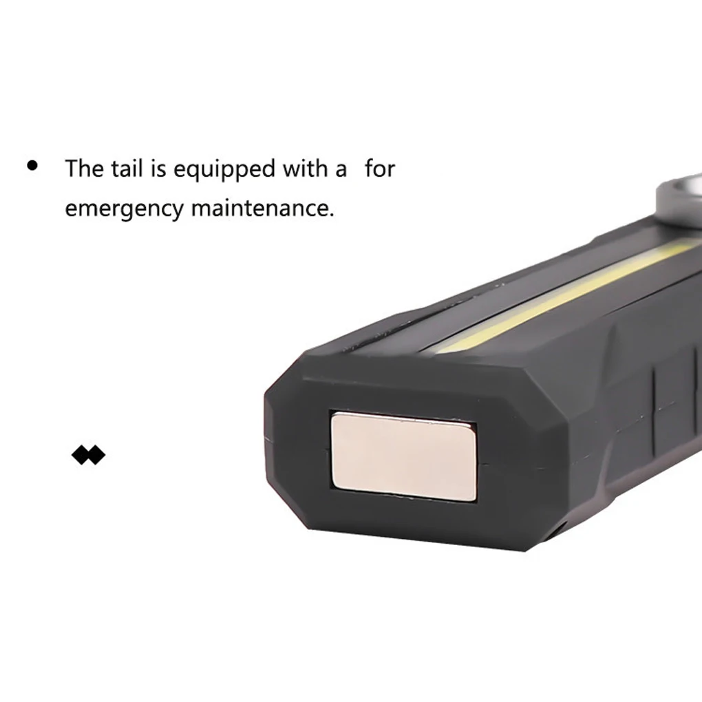 Folding Flashlight Portable 4 Modes Brightness Dimmable Torch Outdoor Camping Lantern Working for Hiking Fishing